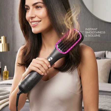 Brosse Coiffante 1000W Avec Afficheur Température - Florence HK449-2