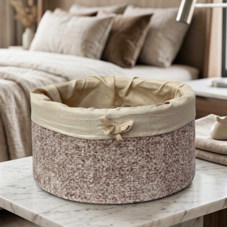 Panier de Rangement en Tissu Doux