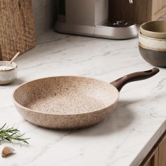 Poêle en Granite 28 cm Manche Isolante - Falez