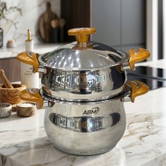 Couscoussier 6L en Inox 18/10 - ABM