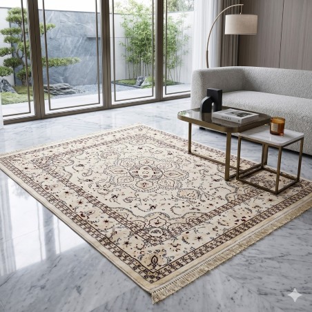 Tapis Salon en Laine 200x260 cm Ayma D1