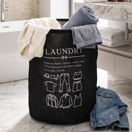 Panier à Linge Pliable avec Grande Capacité