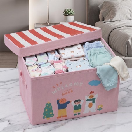 Boîte de Rangement Enfant avec Couvercle