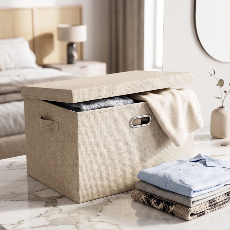 Boîte de Rangement avec Couvercle – Modèle Moyen