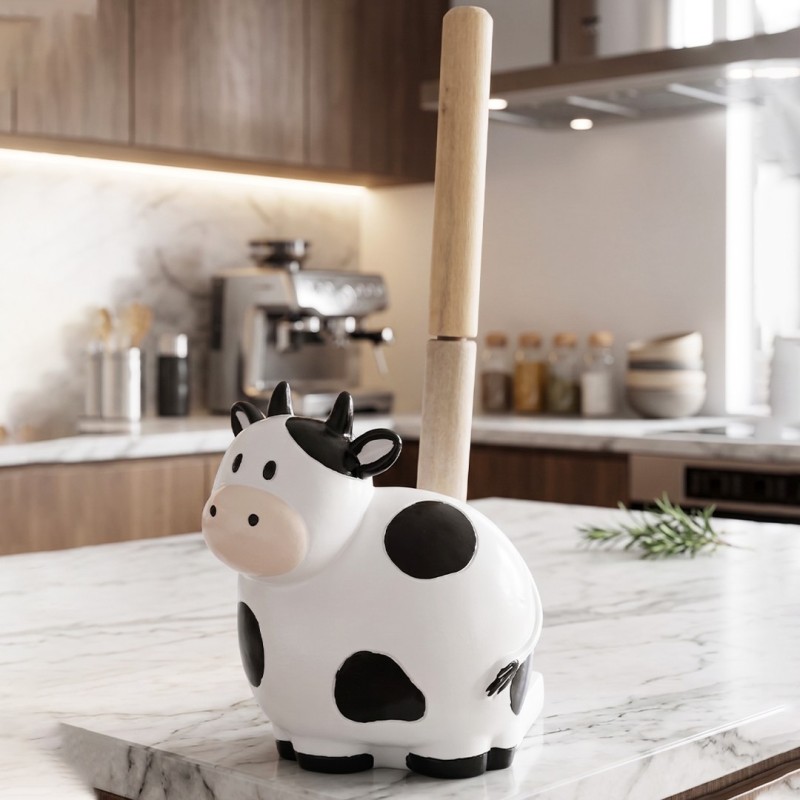 Porte Essuie-Tout – Design Vache
