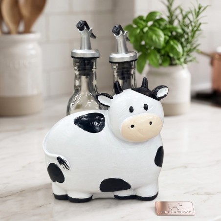 Distributeur Huile & Vinaigre – Design Vache
