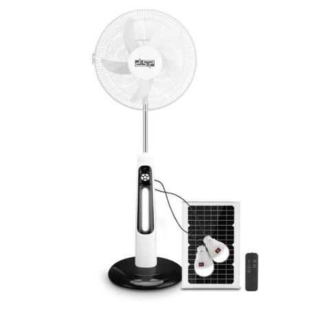 Ventilateur Solaire Intelligent 3en1 30W Blanc - DSP KD3093