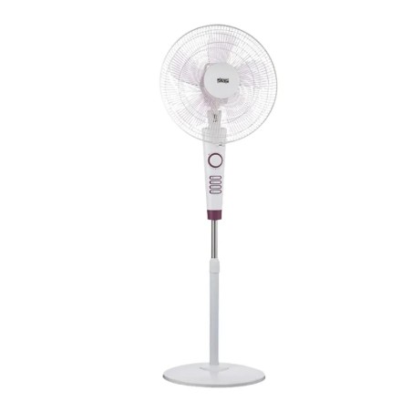 Ventilateur Sur Pied 60W Blanc - DSP KD3077