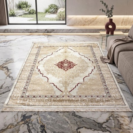 Tapis Salon en Soie 160x210 cm Ayma- SAMAR KAND 1005A