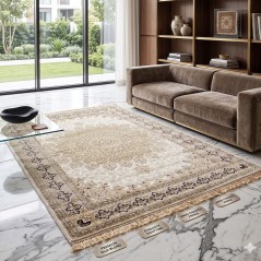 Tapis Salon en Soie 160x210 cm Ayma- SAMAR KAND 1003B