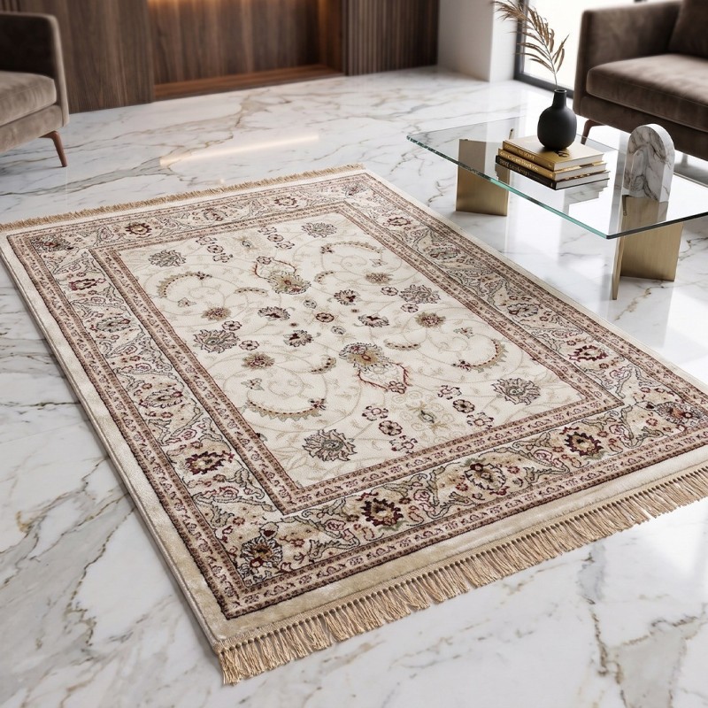 Tapis Salon en Soie 160x210 cm Ayma- SAMAR KAND 1003A Tapis Salon en Soie 160x210 cm Ayma- SAMAR KAND 1003A
