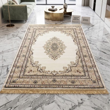 Tapis Salon en Soie 160x210 cm Ayma- SAMAR KAND 1001B