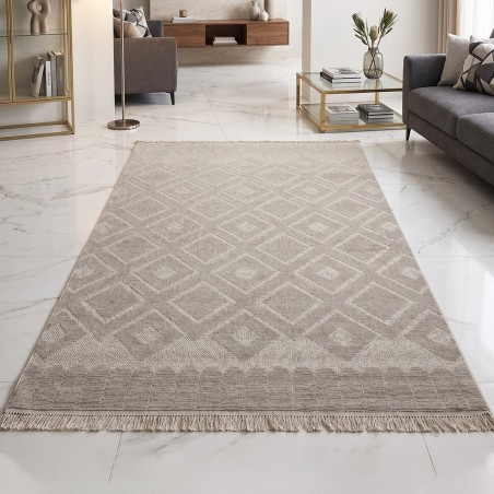 Tapis Salon en Nœuds 200x260 cm - TANIT S051A
