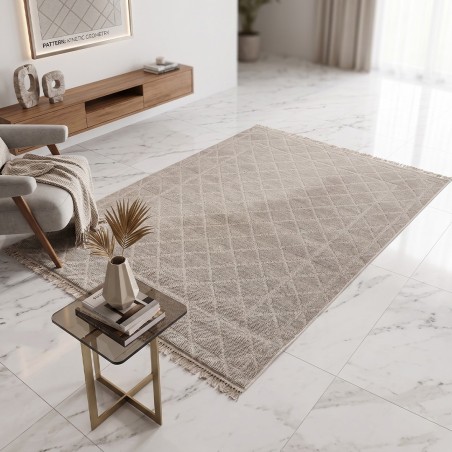 Tapis Salon en Nœuds 160x210 cm - TANIT S003A