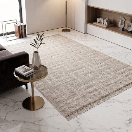 Tapis Salon en Nœuds 160x210 cm - TANIT S010A
