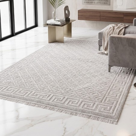 Tapis Salon en Nœuds 200x260 cm - TANIT S011A