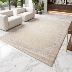 Tapis Salon en Laine 200x260 cm Bronze - Elissa 0537A