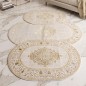 Tapis Chambre à Coucher 3 Pièces en Laine G/V- ELISSA 0849B Tapis Chambre à Coucher 3 Pièces en Laine G/V- ELISSA 0849B