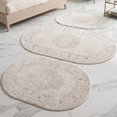 Tapis Chambre à Coucher 3 Pièces en Laine V/V- ELISSA 0849B