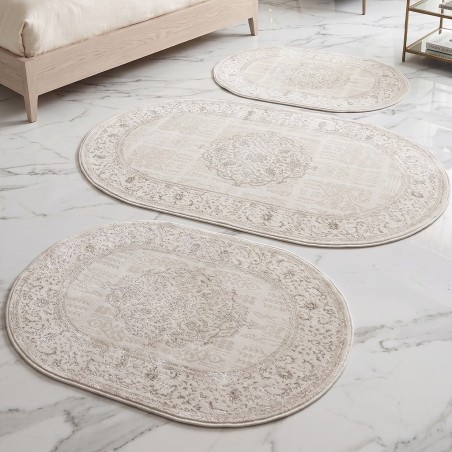 Tapis Chambre à Coucher 3 Pièces en Laine V/V- ELISSA 0849B