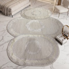 Tapis Chambre à Coucher 3 Pièces en Laine G/V- ELISSA 0847B