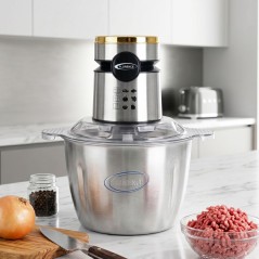 Hachoir Bol Inox 3 L 1200W Noir - Florence R-7607