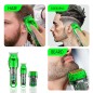 Kit Tondeuse & Rasoir 8W 3EN1 Professionnel Vert - DSP 80105