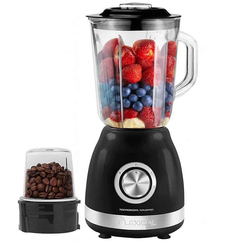 Blender 2en1 500W Avec Grinder Noir - Lexical LBL-1526-2