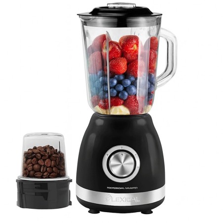 Blender 2en1 500W Avec Grinder Noir - Lexical LBL-1526-2