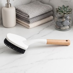 Brosse de Nettoyage avec Manche Effet Bois