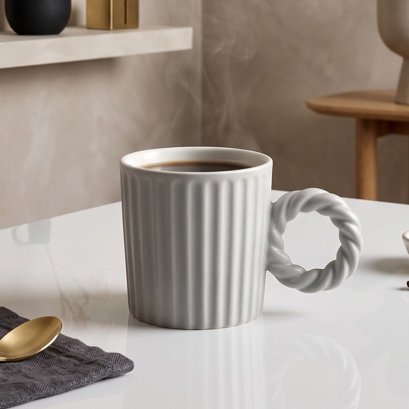 Mug à Café 350ml Orange en céramique