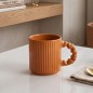 Mug à Café 350ml Orange en céramique
