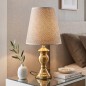 Veilleuse chambre à Coucher Avec abat jour Ø 22 cm - Bronze Veilleuse chambre à Coucher Avec abat jour Ø 22 cm - Bronze
