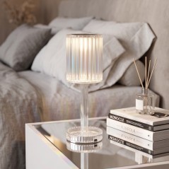 Veilleuse LED Cristal Rechargeable