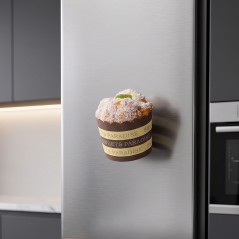Gadget Décoratif Boule de Glace Magnétique Ø 5 cm