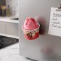 Gadget Décoratif Boule de Glace Magnétique Ø 5 cm