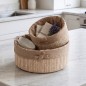 Set de 2 Paniers Ronds en Bambou