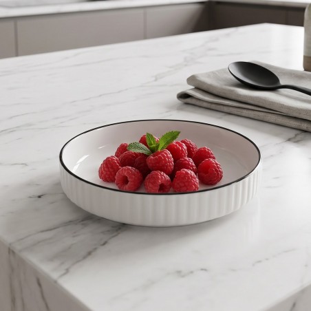 Plat à Tarte Rond en Céramique 17 cm