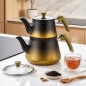 Théière Double en Granite 0,75 L et 1,75 L Gold - MCS