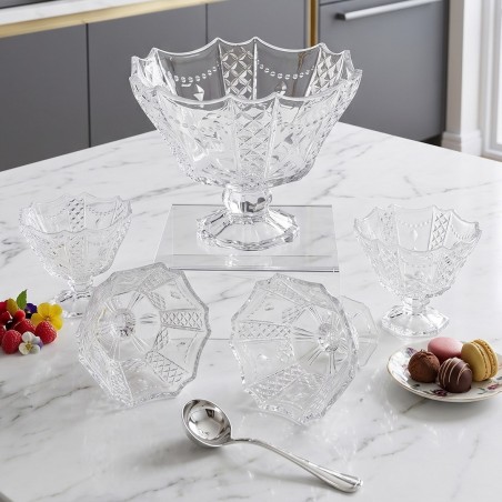 Service à Crème en Verre 7 Pièces