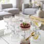 Lot de 6 Coupes à Dessert sur Pied en Verre
