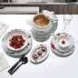Service de Table en Porcelaine 31 Pièces - Les Toits De Paris