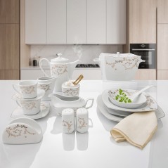 Service de Table en Porcelaine 72 Pièces