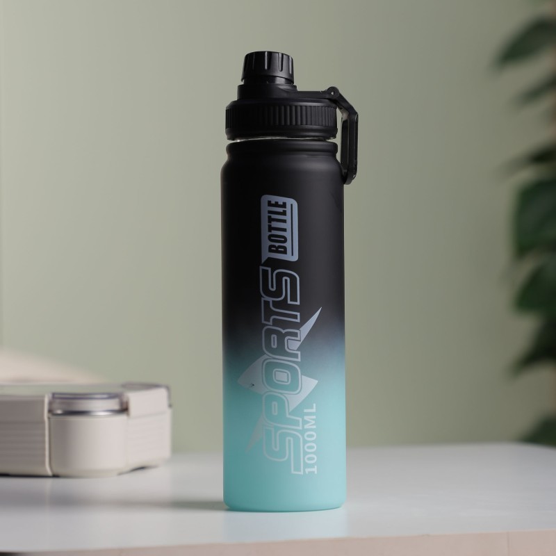 Bouteille de Sport 1L avec Couvercle Hermétique Vert Bouteille de Sport 1L avec Couvercle Hermétique Vert