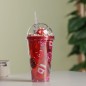 Gobelet Isotherme 400ML avec Paille Rouge Gobelet Isotherme 400ML avec Paille Rouge