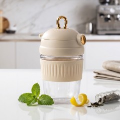 Gourde d'eau en plastique 320ML - Beige