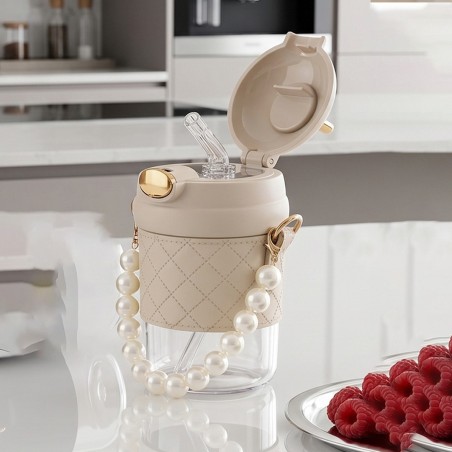Bouteille à Eau en Plastique 320ML - Blanc