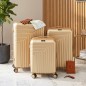 Série de 3 Valises Incassable en ABS Gold - ABM Série de 3 Valises Incassable en ABS Gold - ABM