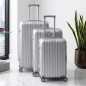Série de 3 Valises Incassable en ABS Gris - ABM