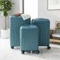 Série de 3 Valises Incassable en ABS Bleu - ABM Série de 3 Valises Incassable en ABS Bleu - ABM